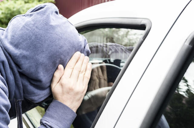 Prie nudistų pliažo įsilaužta į automobilius