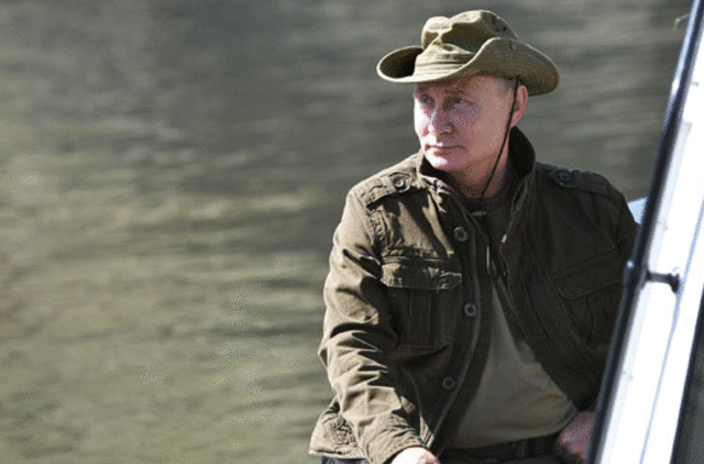 Putinas vėl atostogavo Sibire