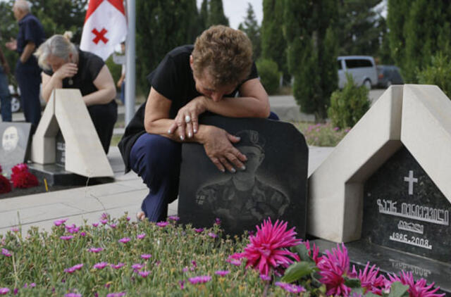 Tbilisyje minimos Gruzijos ir Rusijos karo 10-osios metinės