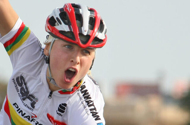 Dviratininkė R. Leleivytė pasaulio čempionate – per žingsnį nuo pirmojo dešimtuko