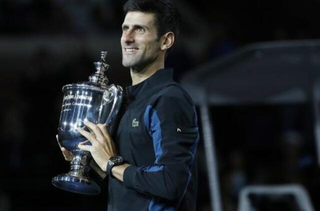 „US Open“ turnyre - serbo N. Djokovičiaus triumfas