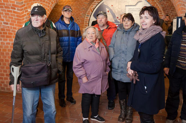 Jūrų muziejuje lankėsi nakvynės namų gyventojai