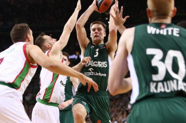 „Žalgiris“ Eurolygos varžybas pradėjo pralaimėjimu