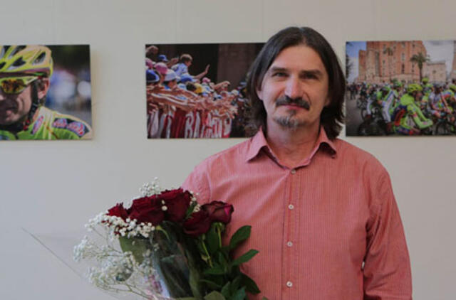 Klaipėdiečio parodoje - dviratininkų akimirkos