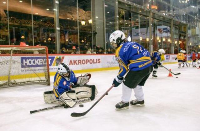 Šiandien ant "Akropolio" ledo - šeimų ledo ritulio turnyras