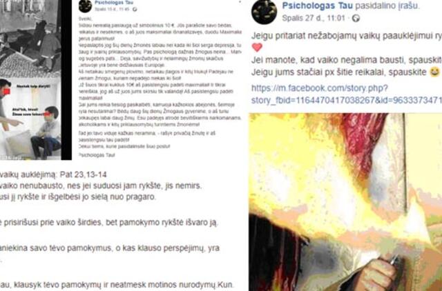 Vaikžudžius teisinusio „psichologo" lūpomis skamba raginimai plakti vaikus