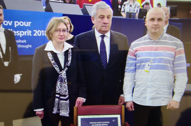 Andrejaus Sacharovo premija - EP spaudimas Rusijai