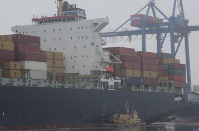 Klaipėdos uoste - rekordų lietus