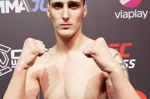 Kovotojas M. Bukauskas Anglijoje iškovojo čempiono diržą