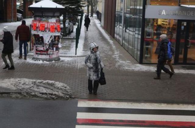 Išskirtinis dėmesys pėsčiųjų perėjoms