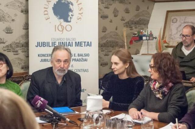 Klaipėdoje paskelbta E. Balsio jubiliejinių metų pradžia