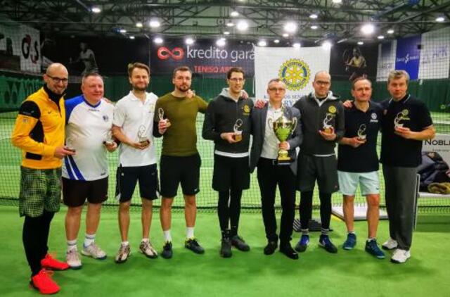 Įvyko Rotary klubų teniso dvejetų turnyras