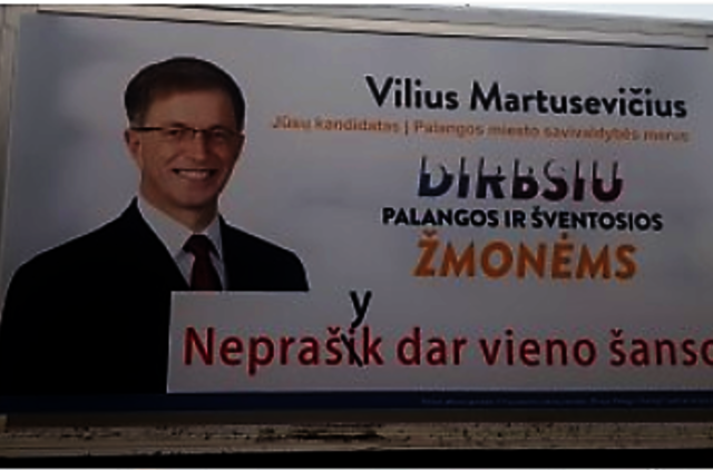 Kandidatas į Palangos merus kviečia „neprašikti“ šanso