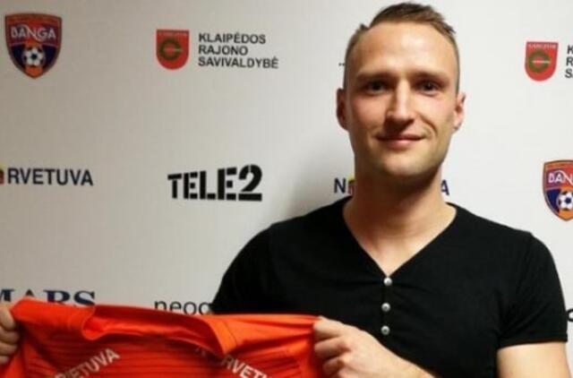 Klaipėdietis Deividas Lukošius vėl vilkės „Bangos“ marškinėlius
