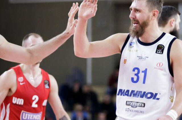 „Neptūno“ krepšininkai išplėšė pergalę Utenoje