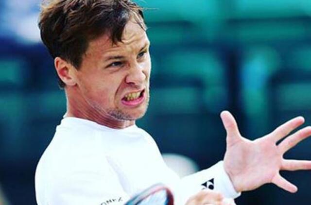 Tenisininkas R. Berankis turnyre Dubajuje startavo pergale