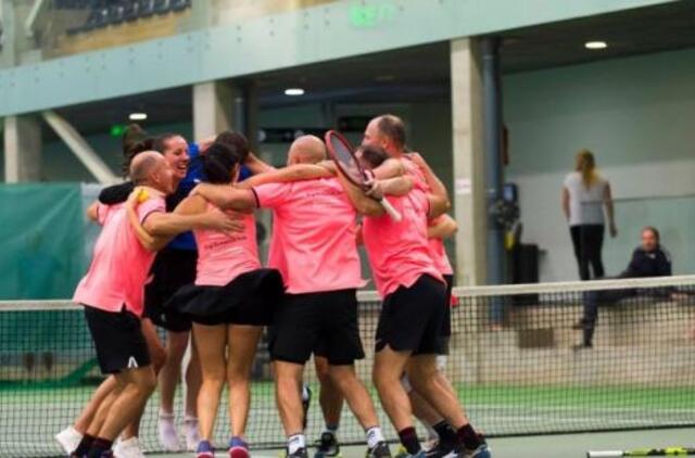 Teniso klubų čempionate – dvi lygos ir profesionalūs tenisininkai