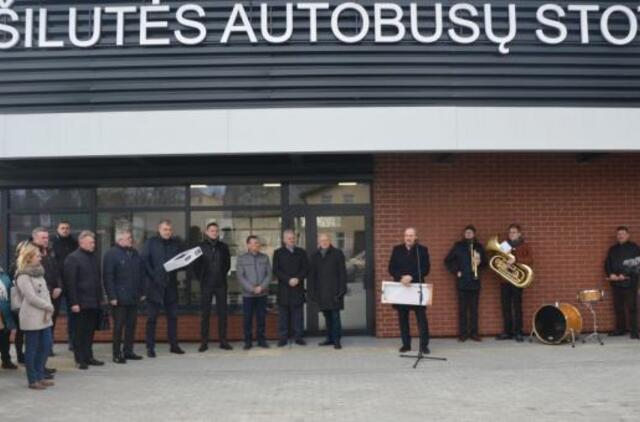 Atidaryta Šilutės autobusų stotis