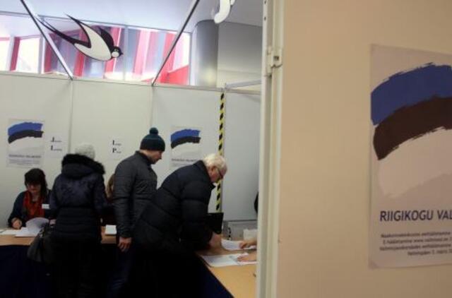 Estija renka parlamentą