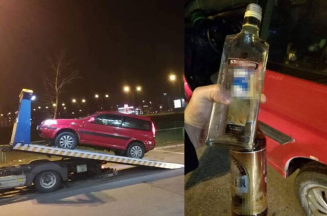 Girtas vairuotojas nakvos areštinėje