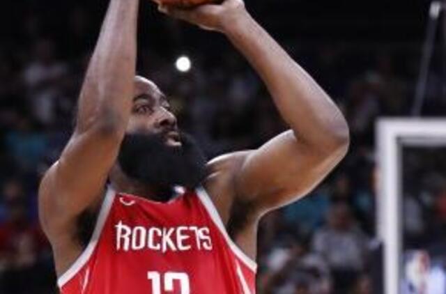 J.Hardenas prie „Rockets“ pergalės prisidėjo 58 taškais