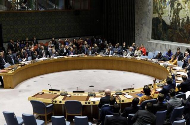 Kinija ir Rusija blokavo JT rezoliuciją dėl Venesuelos