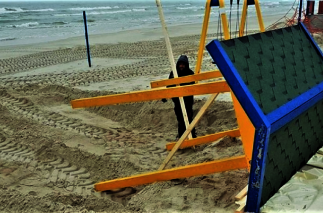 Klaipėdos pliažuose – atrakcijos vaikams