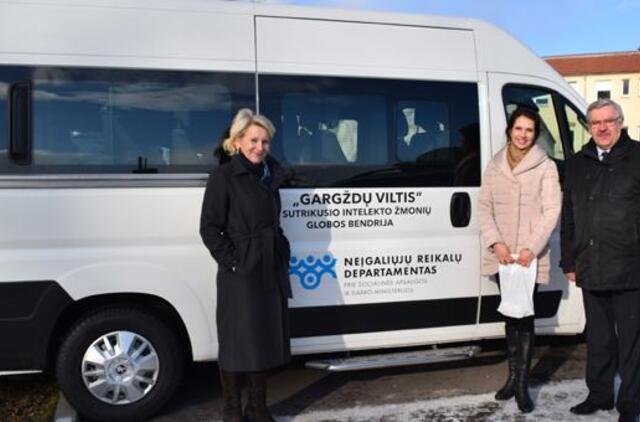 Klaipėdos rajono neįgaliesiems – autobusiukas