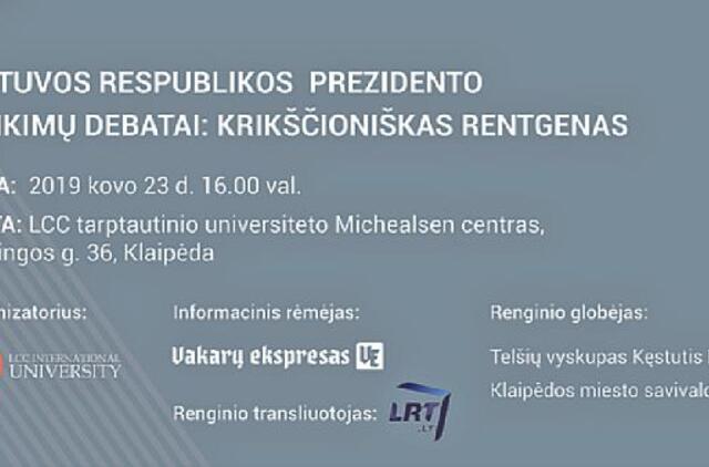 Prezidentus skenuos krikščioniškuoju rentgenu