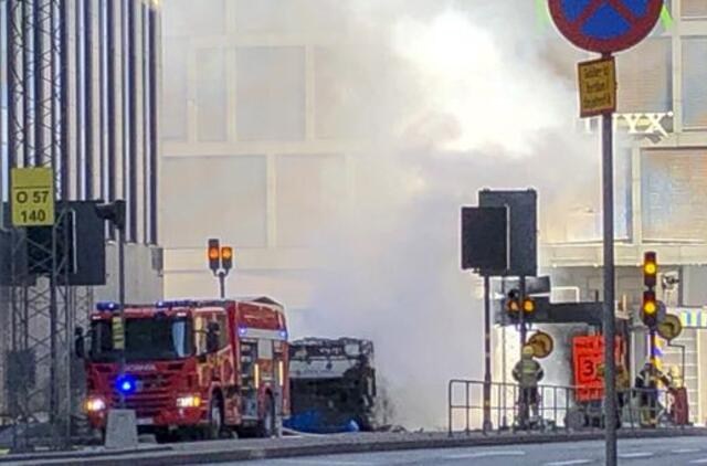 Stokholme sprogo autobusas