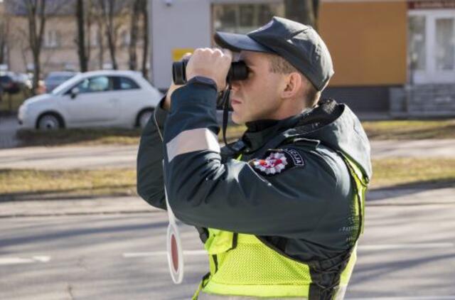 Vairuotojas skriejo dvigubai greičiau, nei leista