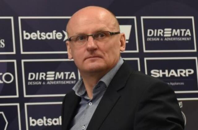 V.Urbonas liko patenkintas žaidėjų pasirodymu