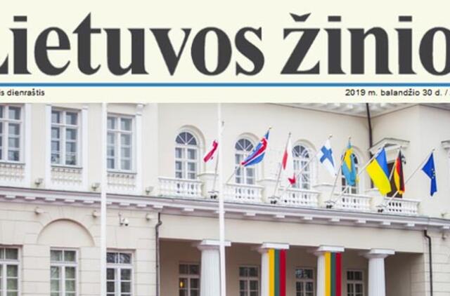 Išėjo paskutinis „Lietuvos žinių“ numeris