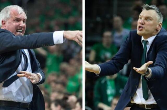 Šachmatų partija krepšinio aikštelėje: kaip Šaras ir Željko reaguoja į vienas kito manevrus