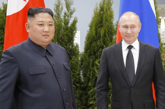 V. Putinas Rusijoje priima Kim Jong Uną