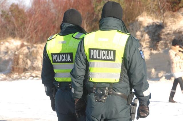 Sugedus automobiliui nelaimėlis reikalavo policijos