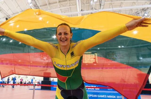 Dviratininkei S. Krupeckaitei - Europos žaidynių auksas