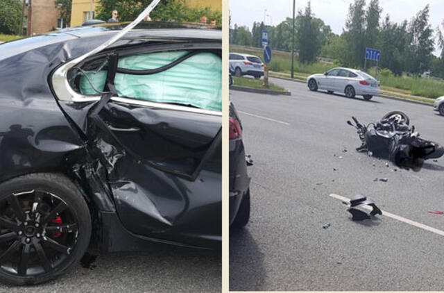 Minijos gatvėje žuvo motociklininkas