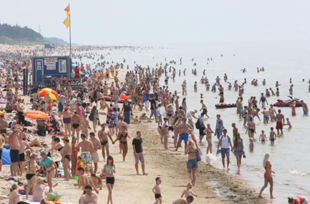 Palangos gelbėtojams padės policija