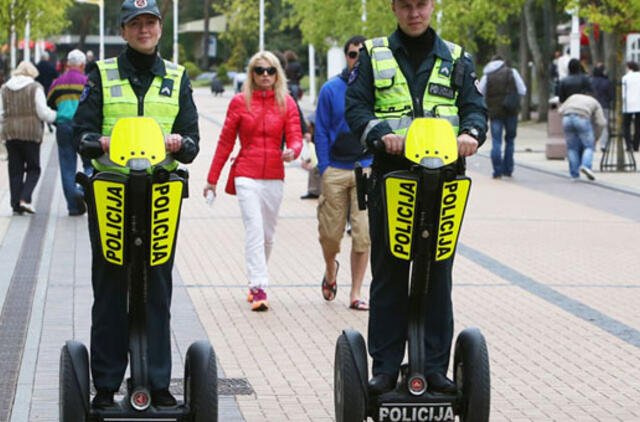 Policijos dviračiams ir riedžiams - tūkstančiai eurų