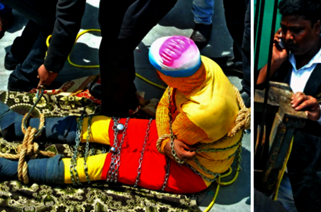 Rastas H. Houdini triuką nesėkmingai atkartoti bandžiusio mago kūnas