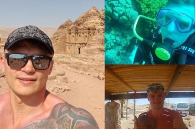 Sergejus Maslobojevas-Kuvalda vyriškai atostogavo Jordanijoje