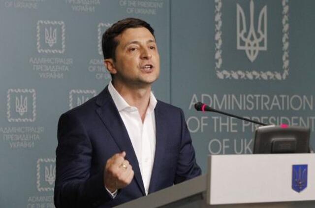 V.Zelenskis paragino V.Putiną paleisti Ukrainos jūreivius