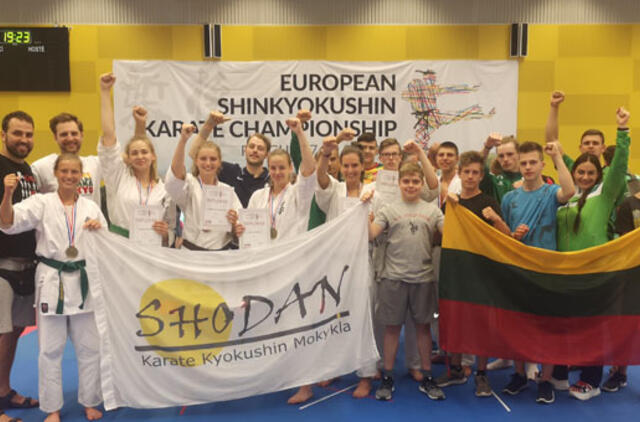 Europos jaunių U18 čempionate - shodaniečių sėkmė