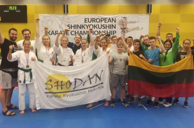 Europos jaunių U18 čempionate shodaniečių sėkmė