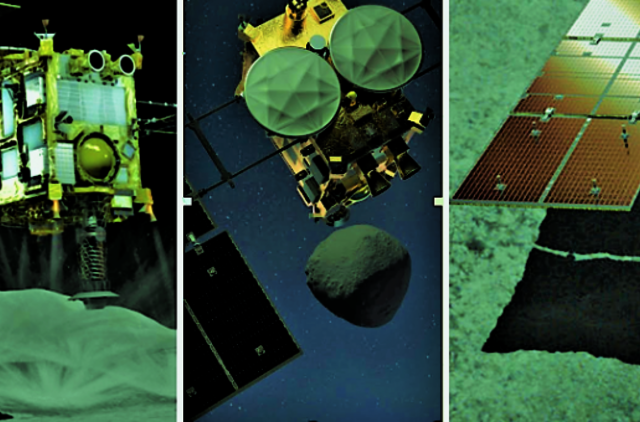 Japonijos zondas „Hayabusa2“ antrąkart nusileido ant tolimo asteroido