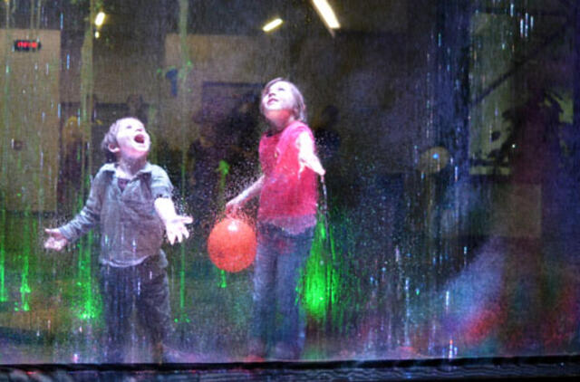 Klaipėdoje - unikali instaliacija iš vandens