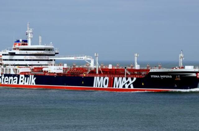 Londonas sulaukė sąjungininkų paramos dėl užimto tanklaivio