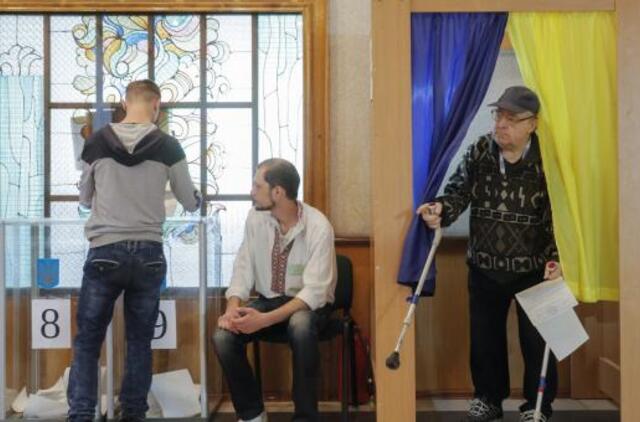 Ukrainoje vyksta parlamento rinkimai