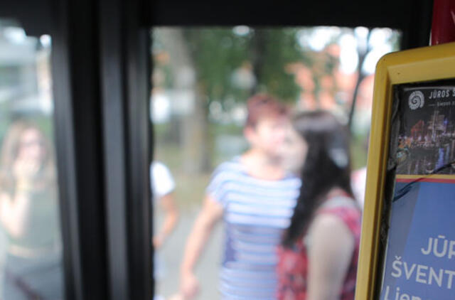 Viešasis transportas Jūros šventės metu